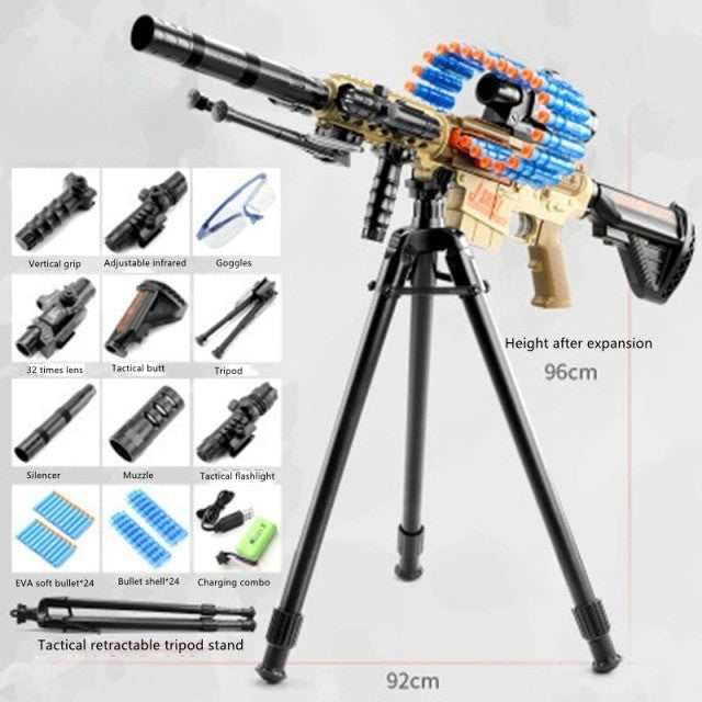 Action Assault Sniper Soft Bullet Toy Machine Gun