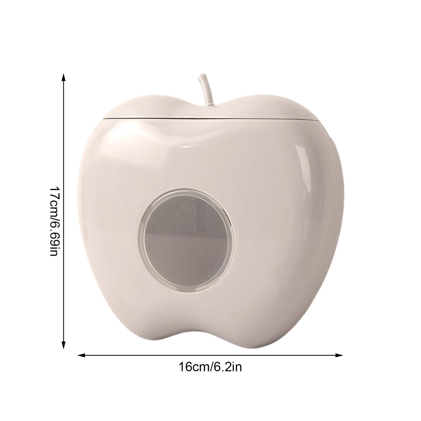 Apple Shaped Wall Mounted Disposable Plastic Wrap Container