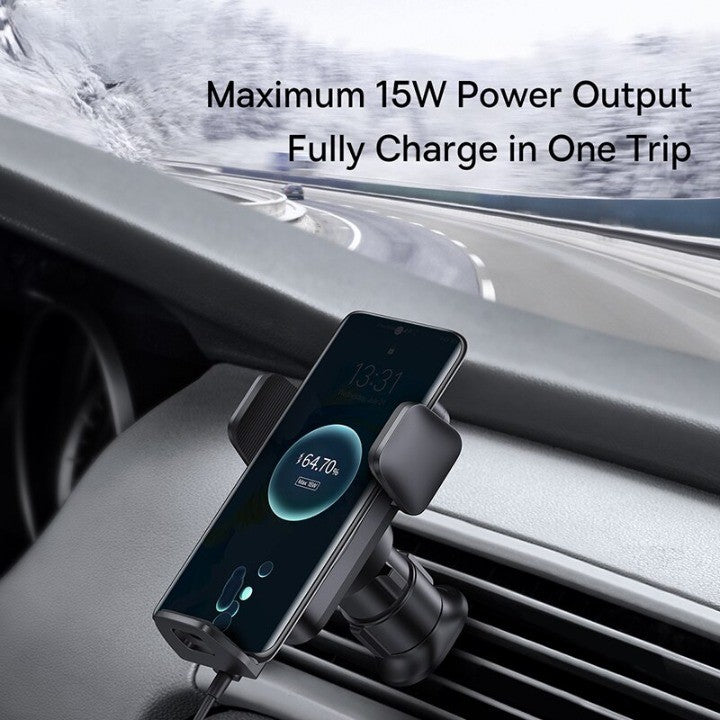Auto Adjustable Wireless Charing Car Phone Holder