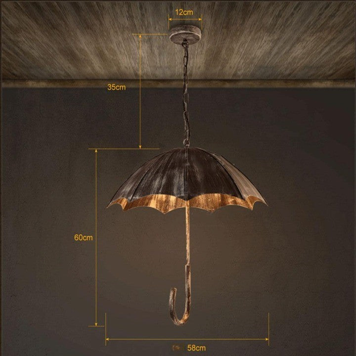 Luxury Creative Loft Umbrella Shaped Beautiful Lamp