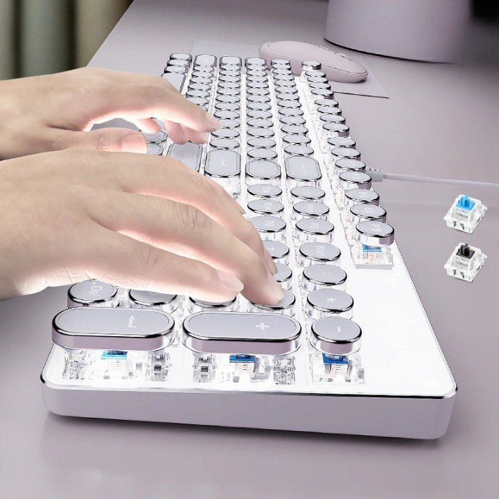 Type Mechanical Retro Press Keyboard