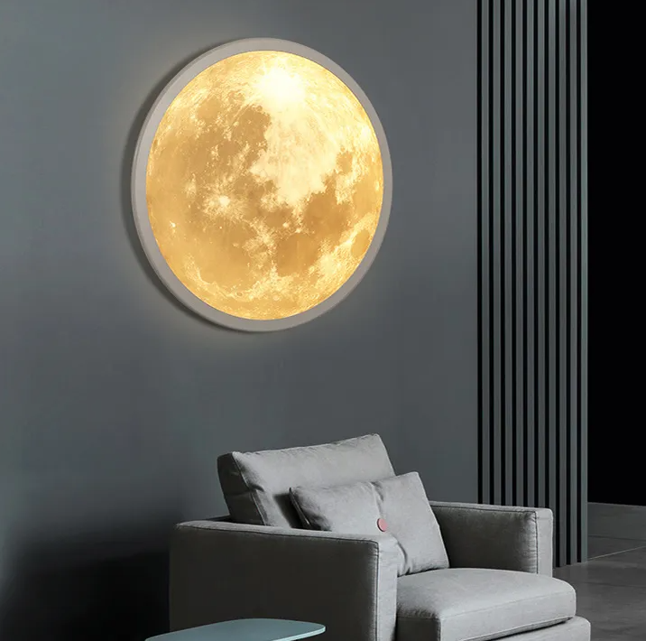 Nordic Artsy Decoration Moon Lamp