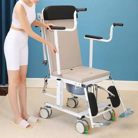 Elderly Transfer Easy Lift Hydraulic Adjustable Transformable Chair Bed