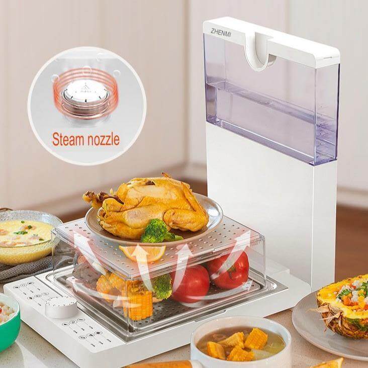 Large Capacity Multi-Layer Folding Electric Steamer Box