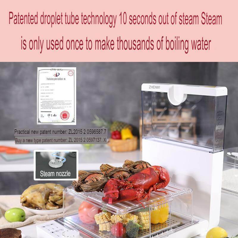 Large Capacity Multi-Layer Folding Electric Steamer Box