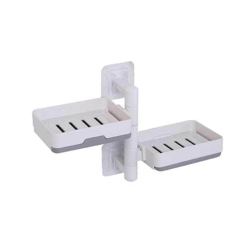 Wall-Mounted Multi Layer Rotatable Soap Holder