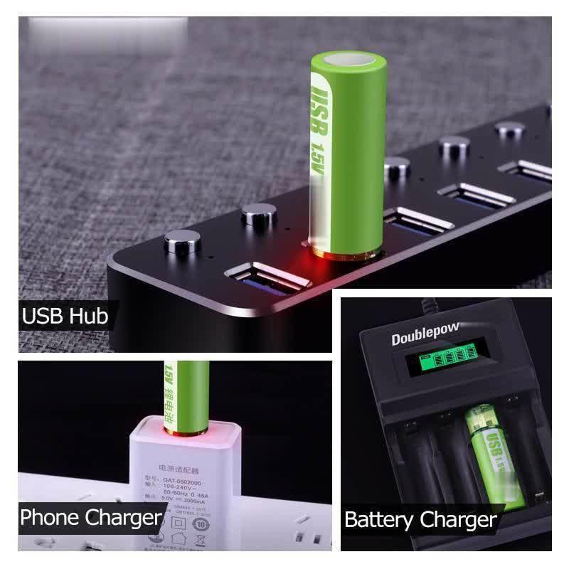 USB Rechargeable Smart Li-Ion Battery